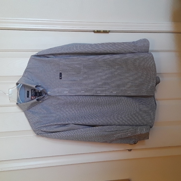 Chaps blue/ white shirt ready care size large - Picture 3 of 6